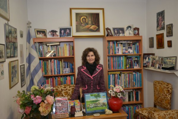 H κα Όλγα Αλεξίου – Περιστεροπούλου είναι Ακαδημαϊκή Διευθύντρια των Κέντρων Ξένων Γλωσσών Αλεξίου. Φωτ. Δημήτρης Γκουσγκούνης